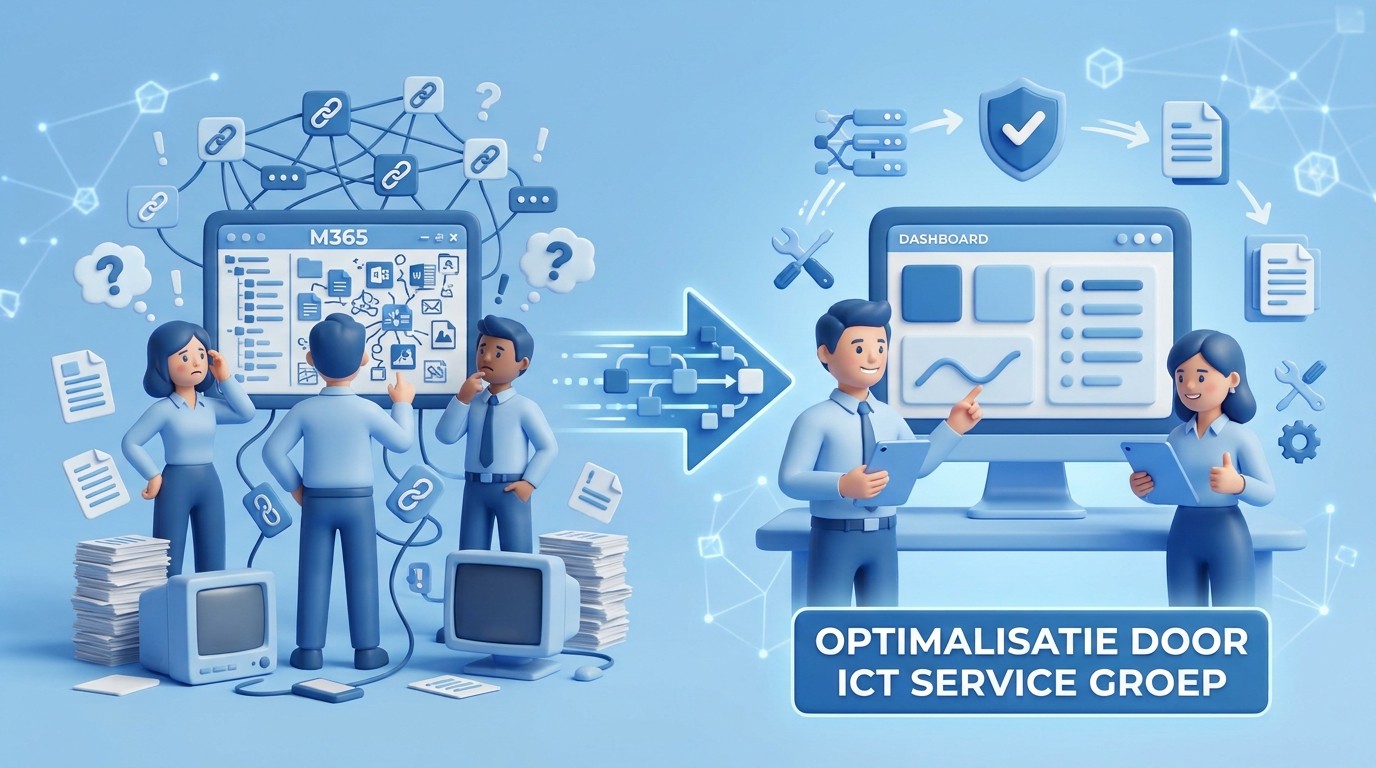 Van een onoverzichtelijke naar een opnieuw ingerichte Microsoft 365-omgeving